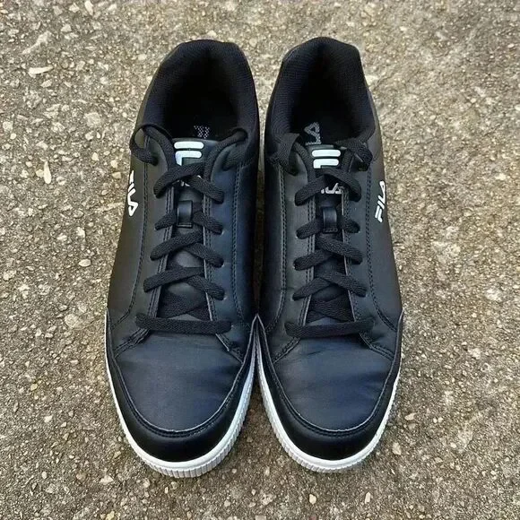 Fila Unlock Court Black Synthetic Lifestyle Sneakers Shoes Men’s Size 11 - Picture 2 of 10